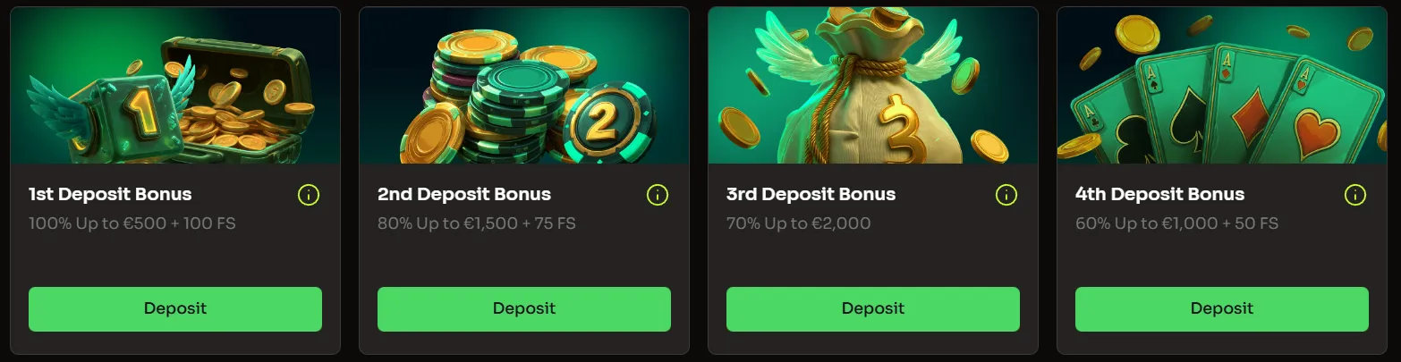 Welkomstbonus en promoties bij Pokobet Casino