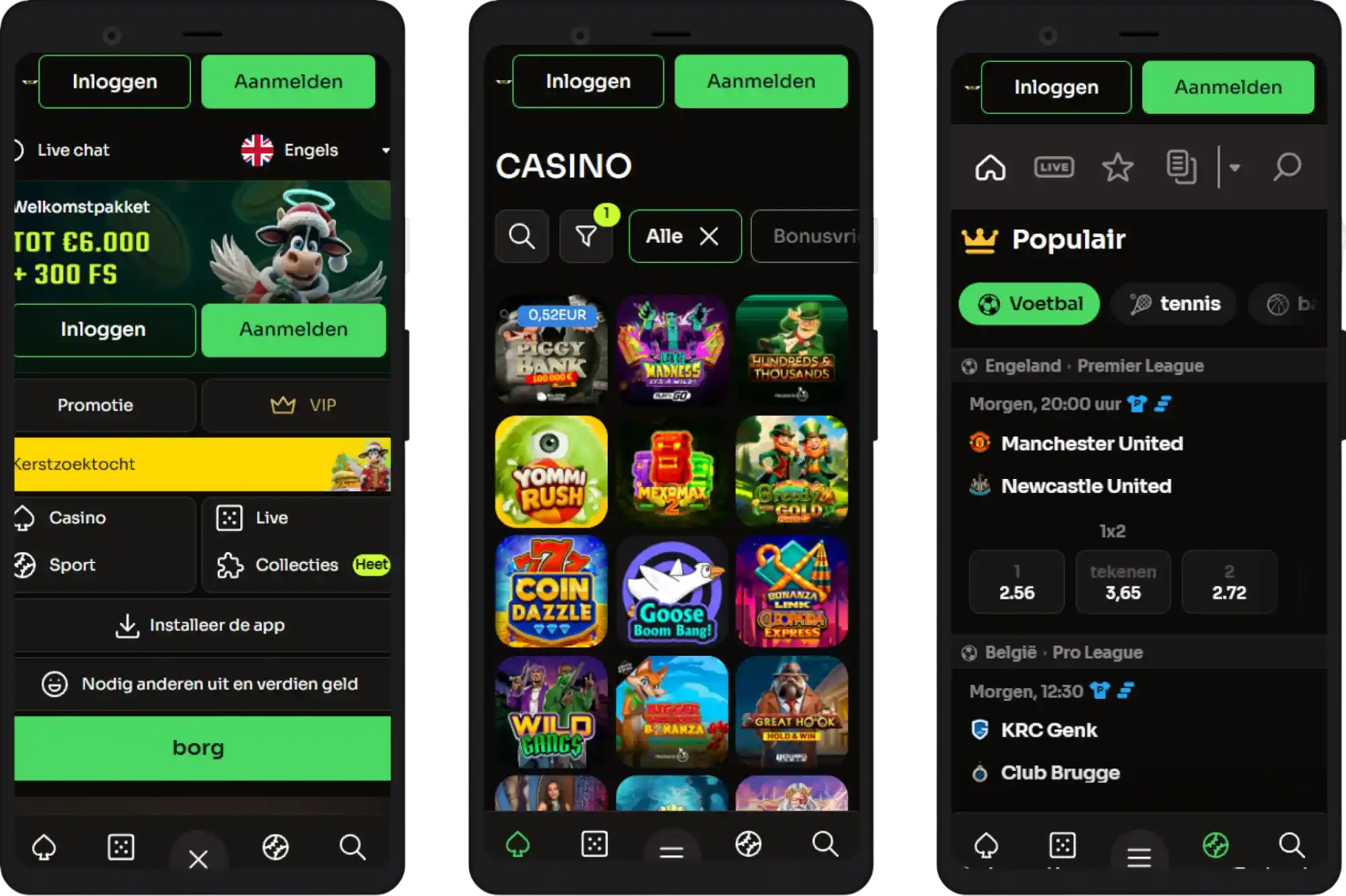 Mobiele versie van Pokobet Casino voor spelen onderweg